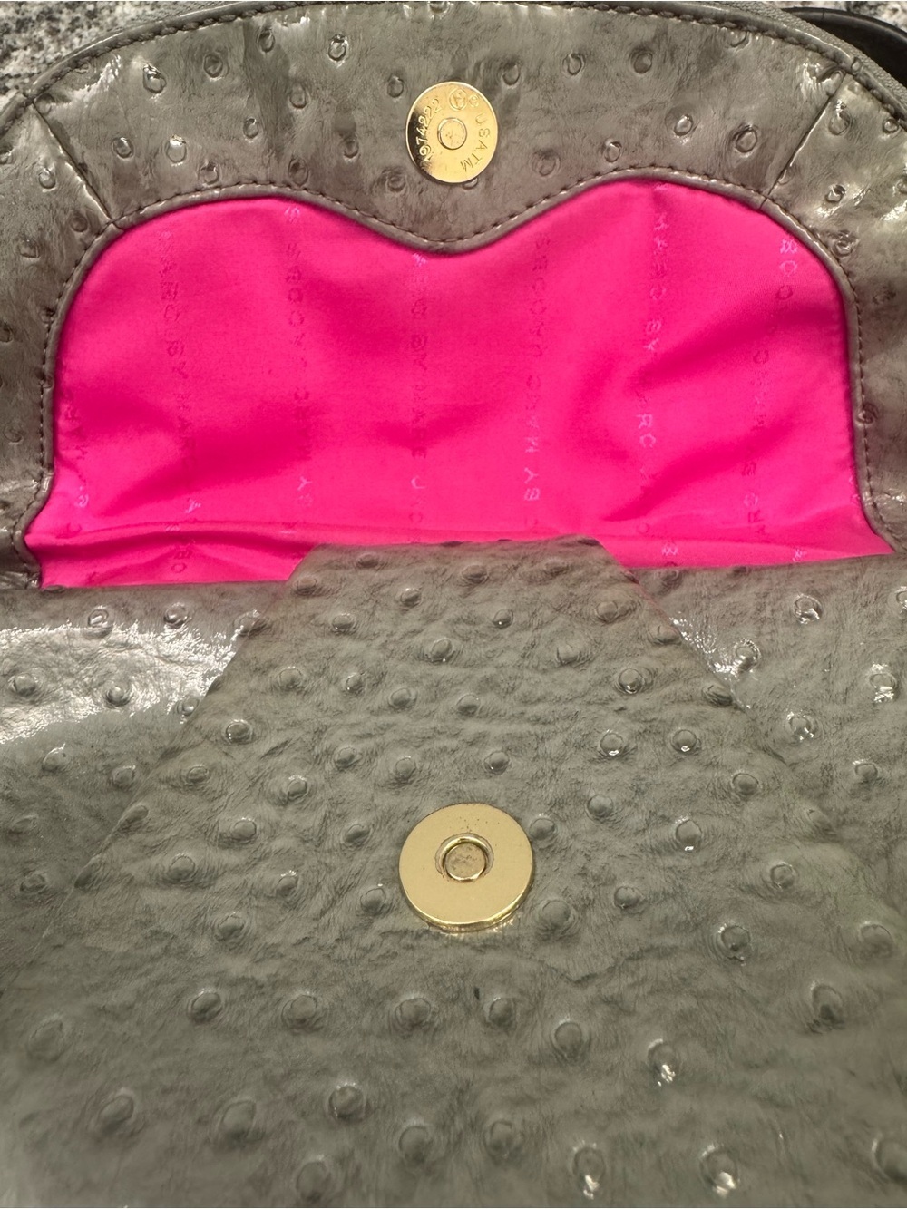 Marc by Marc Jacobs Gray Classic Q Jellybird Natasha Crossbody Bag - Picture 12 of 14